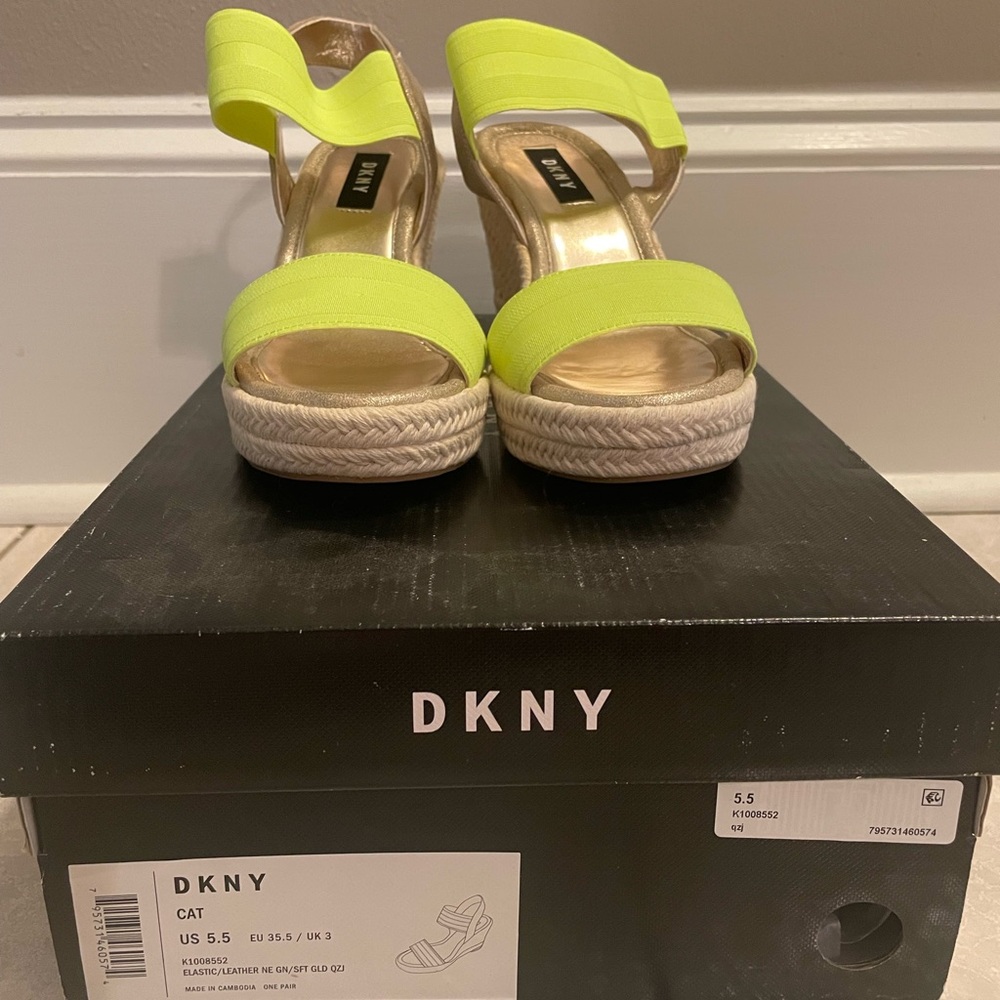 DKNY Cat Espadrille Wedge Sandals